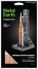 Fascinations Serie Premium ARTEMIS MOON ROCKET 3D Metal Tierra Modelo Kit 1:522
