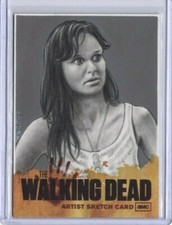 2011 Walking Dead Series 1 JD Seeber Sarah Wayne Callies Lori Grimes Sketch Card