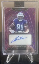 FELIX ANUDIKE-UZOMAH 2023 Wild Card Wildchrome Purple 5/10 RC