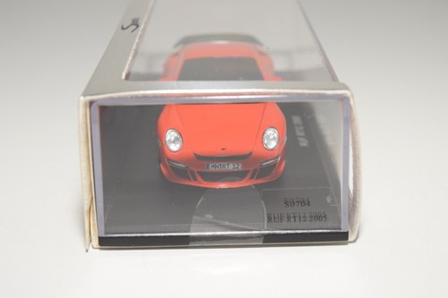 A42 1:43 SPARK S0704 PORSCHE RUF RT12 2005 RED BOXED SUPER RARE - Picture 3 of 6