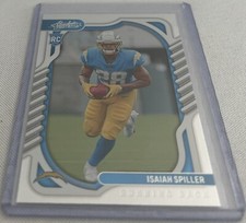 2022 Panini Absolute Football Isaiah Spiller Los Angeles Chargers Rookie #116