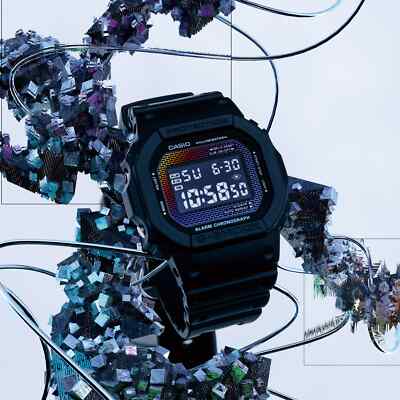 CASIO G-SHOCK DW-5600RW-1JF Rainbow Brick Wall series Digital