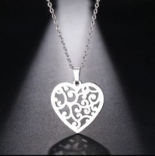 Stainless Steel Heart Necklace