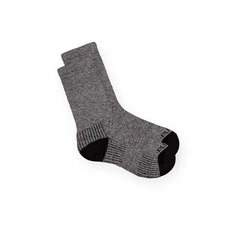 3 pair EcoSox DIABETIC Bamboo Viscose Crew w/Arch Support Socks Charcoal  -JAFFO