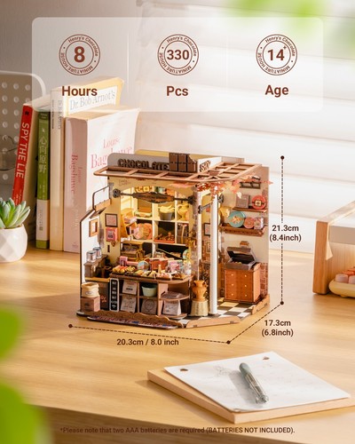 Rolife DIY dollhouse Henry's Chocolate Mini Building Wooden Model Creative Toys - Picture 6 of 10