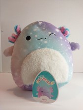 Kelly Toys Akina the Space Galaxy Axolotl 8" Squishmallow - RARE W/Hang Tag