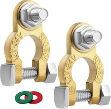 Pair Battery Terminal Connector Heavy Duty Cable End Connector For Car Van Pair Battery Terminal Connector Heavy Duty Cable End Connector For Car Van