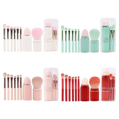 Multi Functional 8 In 1 Eye Brush Set Cosmetic Brushes For Effortless Beauty