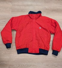 Vintage Gear For Sports Pfizer Red Windbreaker Jacket Mens M Full Zip Retro