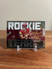 2024 Panini Contenders #2 Jayden Daniels Rookie Of The Year Commanders RC