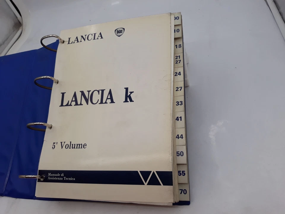 Manuale officina Lancia K Kappa e Kappa Coupè 5° volume aggiornamenti vari ed 99 - Immagine 4 di 4