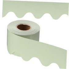 Bulletin Board Border, 65.5 Feet Poster Chalkboard Cork Decoration Green Gray