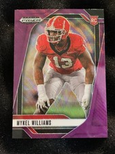 Mykel Williams 2025 Panini Prizm Football Draft Picks RC Purple Wave Refractor