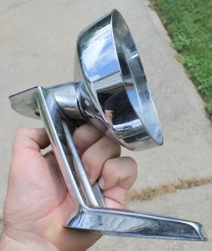 1957-1961 Mopar Dodge Plymouth Chrysler DeSoto Side View Mirror OEM For Parts