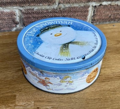 Vintage 1990 seltene Intergood Bakery Schneemann Keks Keksdose Dänemark 