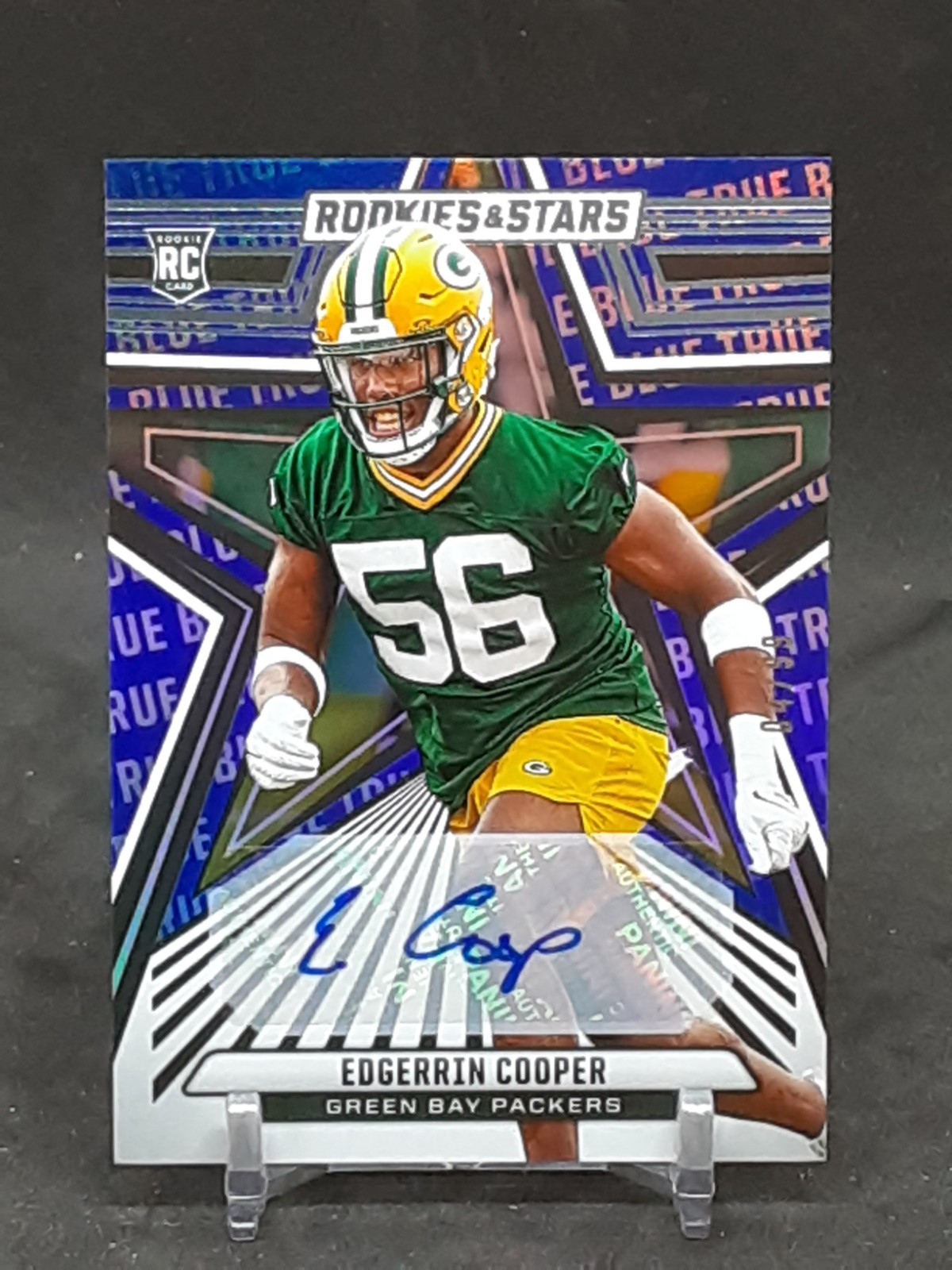 EDGERRIN COOPER 2024 ROOKIES & STARS BLUE AUTO RC #4/99 PACKERS QQ