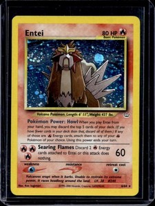entei pokemon card 6 64 Entei 6 64