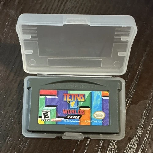THQ Tetris Worlds Manual Included Nintendo Game Boy Advance 2001 Puzzle