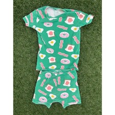 GAP - Breakfast Donuts Eggs Bacon Kids Pajama Set Size 6