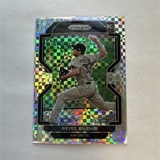 Panini 2022 Prizm Reiss Knehr Power Plaid Prizm Rookie #61 /75 San Diego Padres
