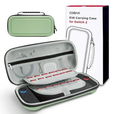 CoBak Tragetasche Nintendo Switch 2 3-in-1 Zubehörset Hartschalenetui Matcha