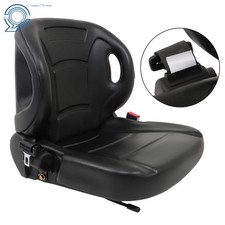Universal Forklift Seat w/ Retractable Seat Belt Switch For Cat Toyota Nissan US