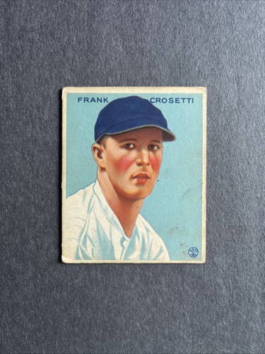 Frank Crosetti #217 1933 Goudey card