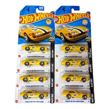 2026 Hot Wheels Ferrari 365 GTB4 Competizione Race Day Yellow Lot of 8