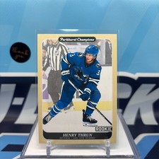 2023-24 UD Parkhurst Champions #87, HENRY THRUN SP RC 🔥🔥🔥 Rookie Card