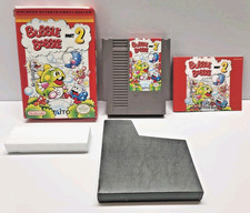 Bubble Bobble Part 2 NES Complete CIB - TESTED + AUTHENTIC CART & BOX - 1 OWNER!