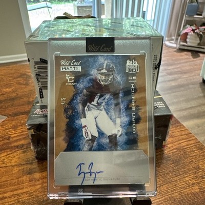 2023 Wild Card Matte Brian Branch Rookie Card Auto 4/5 Rookie Heat Detroit Lions