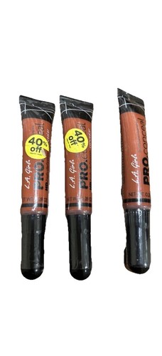 3x L.A GIRL HD High Definition Concealer Creme - Rötlicher Korrektor 1 Oz. (versiegelt) - Bild 1 von 2