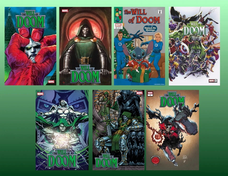 MARVEL COMICS THE WILL OF DOOM #1 - PICK YOUR COVER - LONG LIVE DOOM!!!