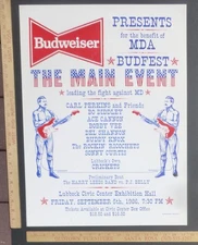 Carl Perkins Bo Diddley MuscularDystrophyBenefit ConcertPoster LubbockTexas 1986