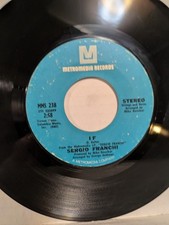 45 ~ Sergio Franchi: "If / Somehow" Metromedia (EX) 45 ~ Sergio Franchi: "If / Somehow" Metromedia (EX)