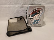 Vintage Sony Walkman WM-FX481 Mega Bass Cassette FM AM WB Radio Player With Case