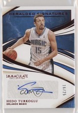 2019-20 Panini Immaculate Heralded Signatures Red 16/25 Hedo Turkoglu Auto s3g