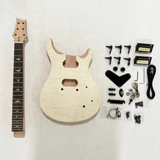 DIY 6 String  PRS Electric Guitar Kit Unfinished