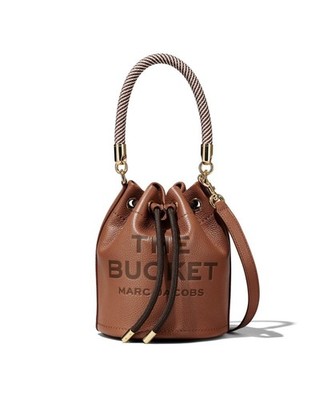 Marc Jacobs Leather The Bucket Bag, Small - Brown