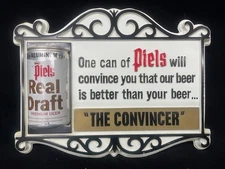 Vintage Piels Beer 3D Plastic Sign - "The Convincer"