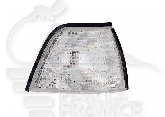 Feu avant-droit clignotant blanc étanche pour optique fissuré BMW E36