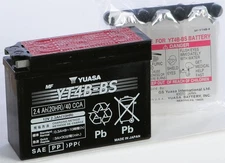 NEW YUASA BATTERY YT4B-BS MAINTENANCE FREE YUAM62T4B FAST SHIPPING