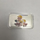 Bullion Traders 1 oz 999 Silver Bar Mario Design