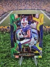 2025 Panini Select - Concourse Dalton Kincaid #85 Green & Yellow Shock Prizm