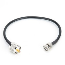 50-3 50 Ohm Coaxial Cable BNC Male To UHF PL259 Male Conversion Line For Wide Ap