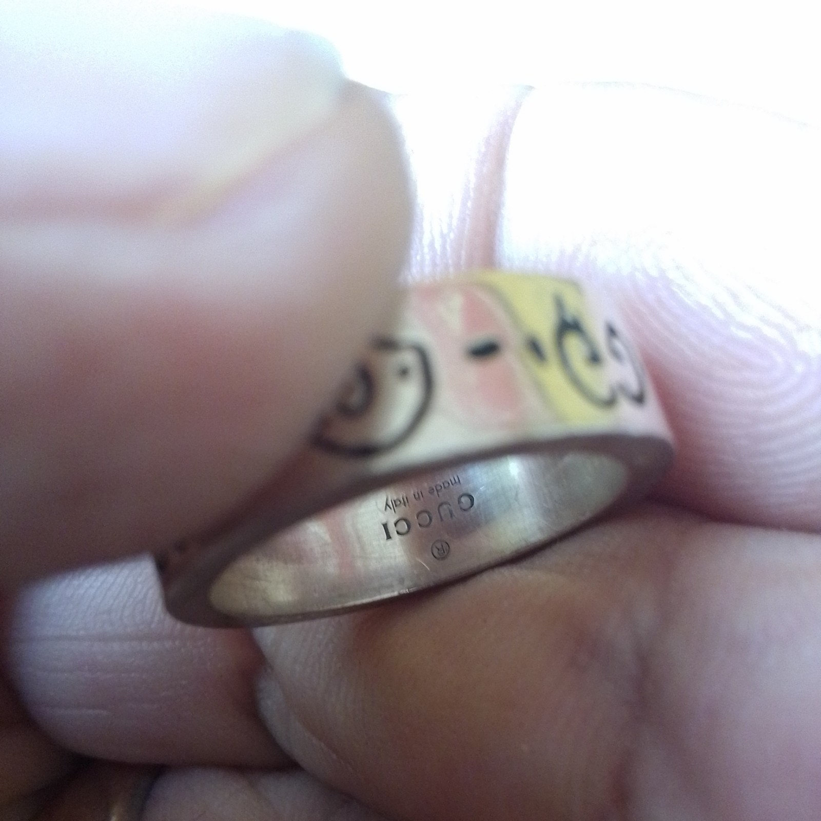 Authentic , Gucci ghost ring,  AG 925 Silver, Siz… - image 6