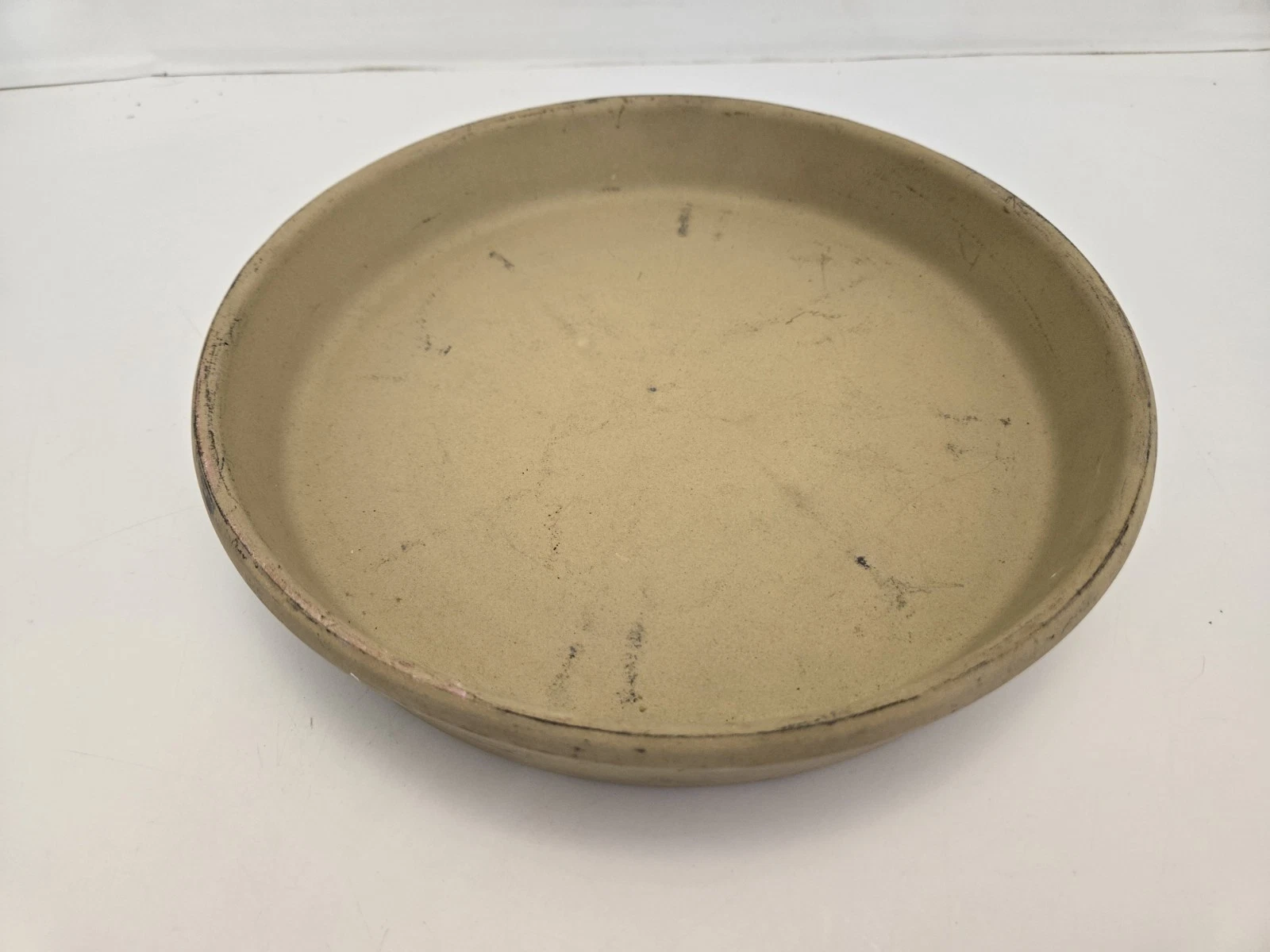 The Pampered Chef 11" Stoneware Pie Pan Casserole Dish FREE SHIPPING