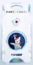 Authentic Popsockets Frenchie Swappable Top Phone Holder Grip Stand Pop Socket