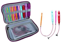Interchangeable Crochet Hook Kit Afghan Tunisian Crochet Hooks Set