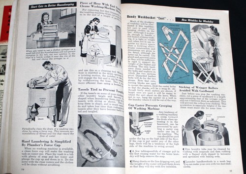 POPULAR MECHANICS MAGAZINE SHORT CUTS TO BETTER HOUSEKEEPING 1949 VINTAGE - Picture 7 of 7